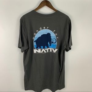 NWT Nativ Wander Far Graphic Tee
